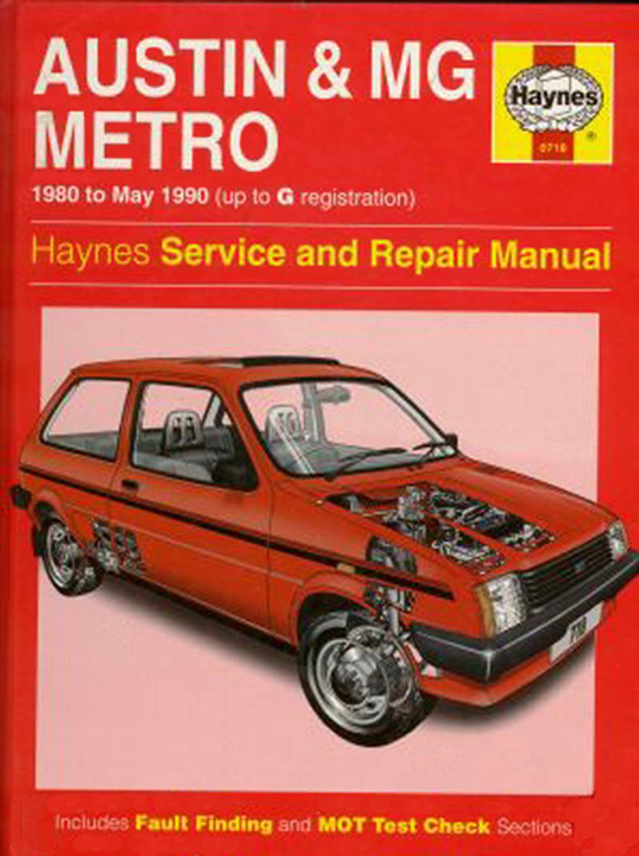Austin and MG Metro 1980-1990 Haynes Service Repair Manual