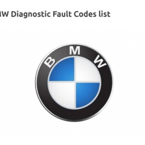 BMW Diagnostic Fault Codes list
