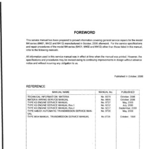 Daihatsu Materia Service Repair Manual