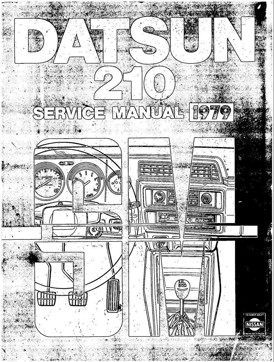 Datsun 210 Model B310 Series 1979 Service Manual