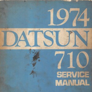 Datsun 710 1974 Service Manual