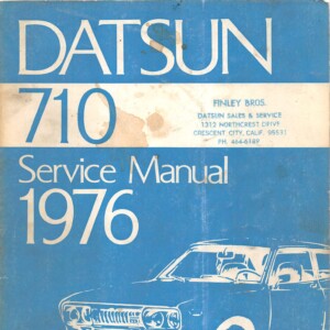 Datsun 710 1976 Factory Service Manual