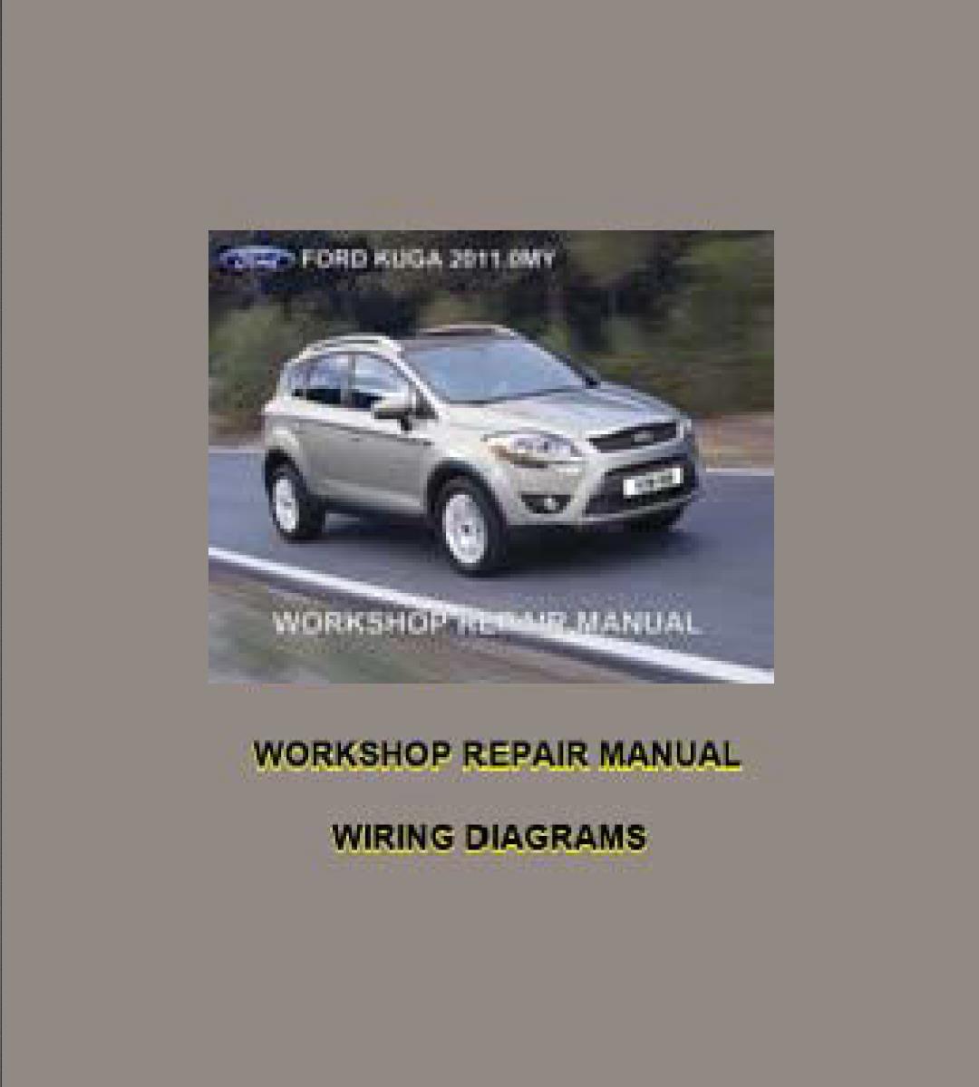PDF ONLINE - Ford Kuga Mk1 Workshop Manual Wiring Diagrams ...