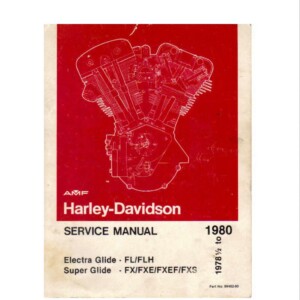 Harley-Davidson Super Glide Electra Glide 1980 Service Manual