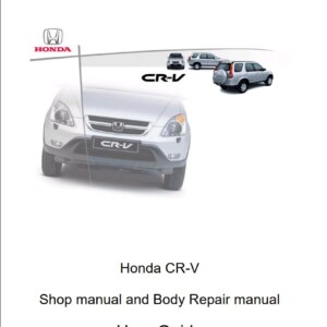 Honda CR-V 2000 - 2002 Shop Manual