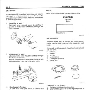 Hyundai H1 Workshop Manual