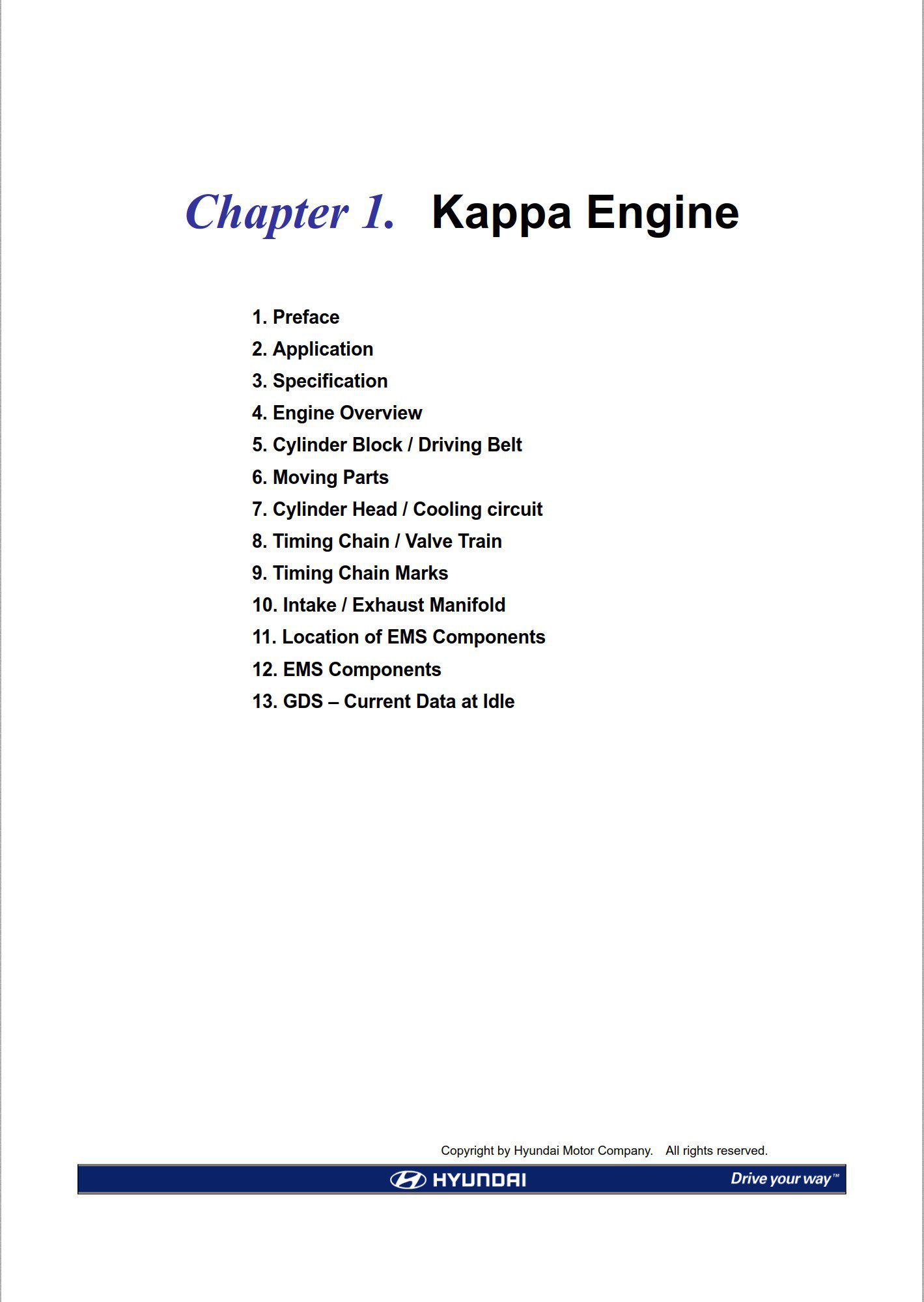Hyundai I20 Service And Repair Manual – PDF Download