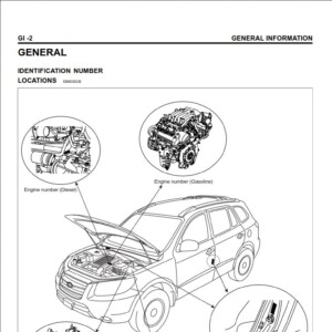 Hyundai Santa Fe 2006 Workshop Manual