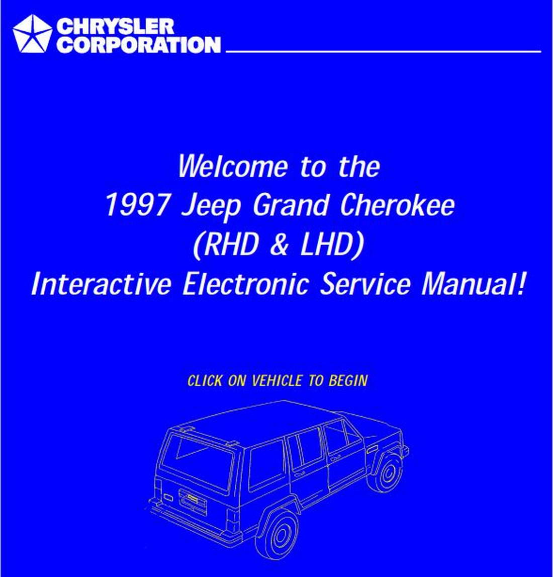Jeep Grand Cherokee ZG (RHD & LHD) 1997 Service Manual