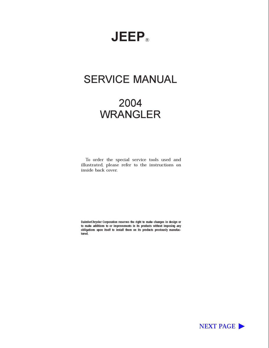 thumbnail image 2 of 2006 Jeep Wrangler Factory Owner's Manual (Full Version) With Glovebox Case 2 of 4
