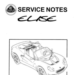 Lotus Elise Workshop Manual A111T0327J
