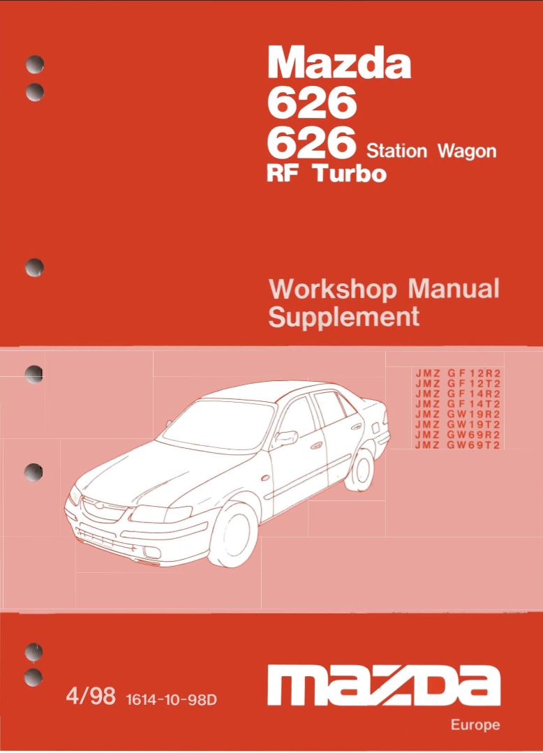 Mazda 626 RF Turbo Workshop Manual