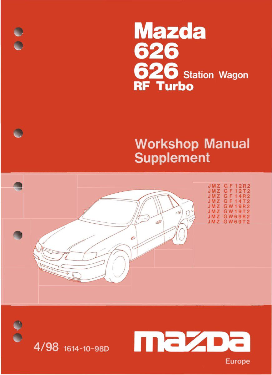 Mazda 626 Station Wagon RF Turbo Service Repair Manual
