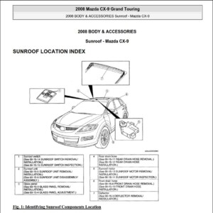 Mazda CX-9 2008 Workshop Manual