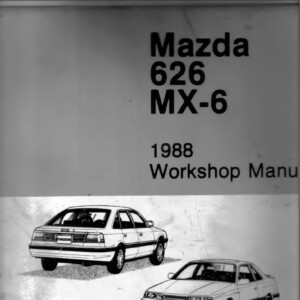 Mazda MX-6 1988 Workshop Manual