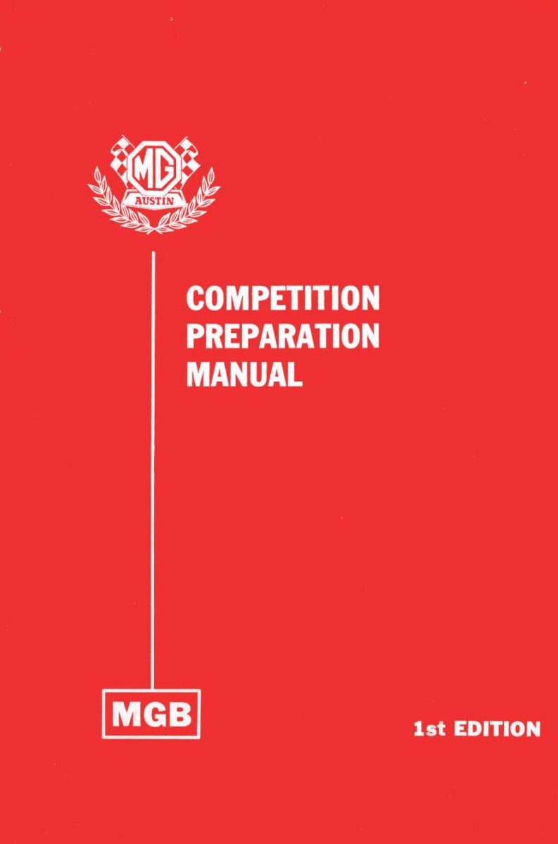 MGB COMPETITION PREPARATION MANUAL