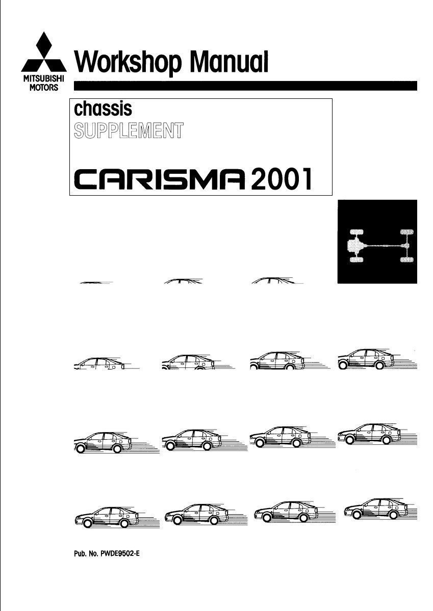 Mitsubishi Carisma 2001 Chassis Workshop Manual PWDE9502-E