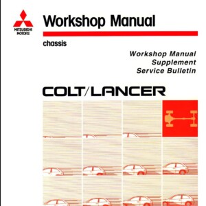 Mitsubishi Colt Lancer 1992 - 1995 Service Repair Manual