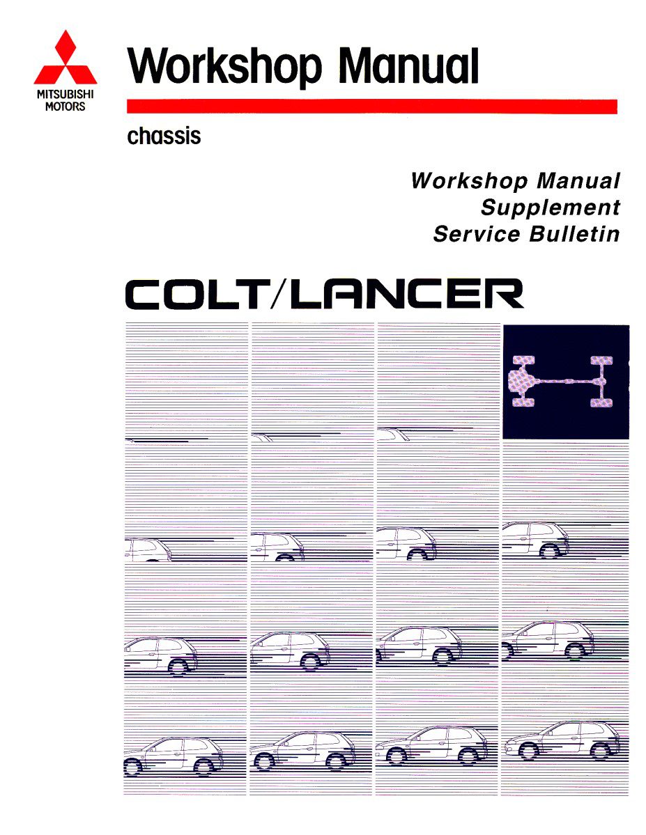 Mitsubishi Colt Lancer 1996 - 2001 Workshop Service Manual