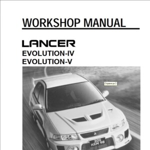 Mitsubishi Evolution Workshop Manual