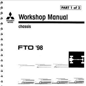 Mitsubishi FTO 1998 Workshop Manuals