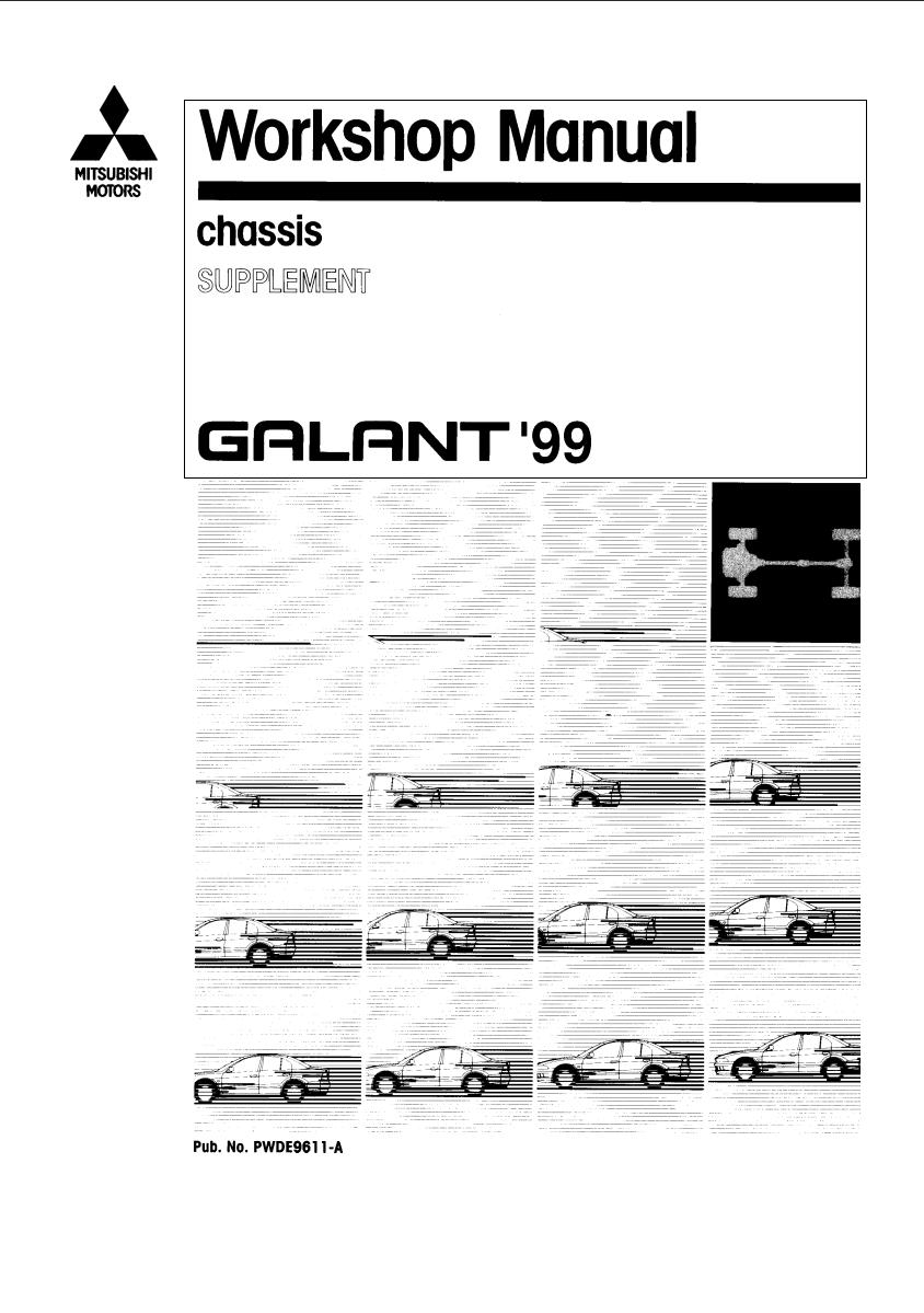 Mitsubishi Galant 1999 Workshop Manual