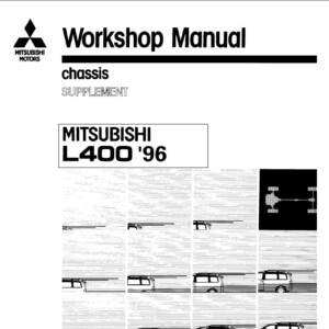 Mitsubishi L400 1996 Workshop Service Repair Manual