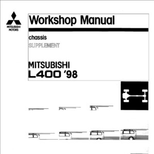 Mitsubishi L400 1998 Workshop Service Repair Manual