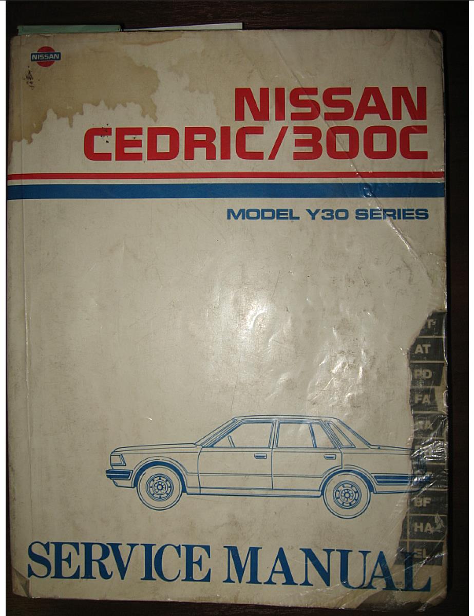 Nissan Cedric Y30 Service Manual