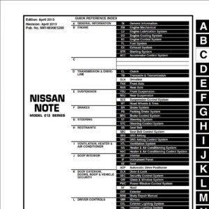 Nissan Note E12 Electronic Repair Manual