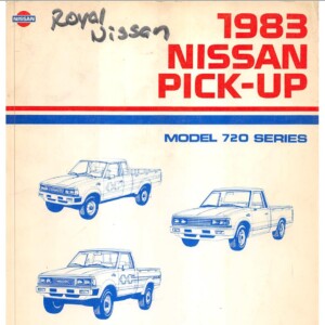 Nissan Pick-Up 1983 Service Repair Manual