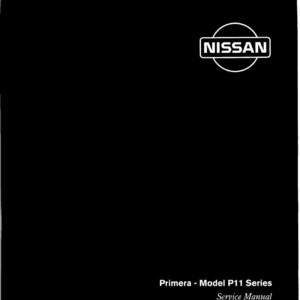 Nissan Primera P11 1998 - 2002 Service Repair Manual