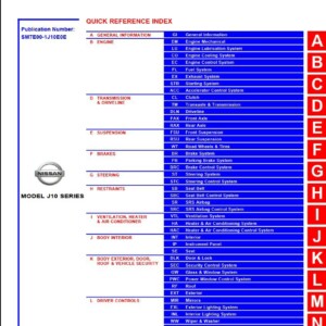 Nissan Qashqai J10 January 2007 Electronic Service Manual