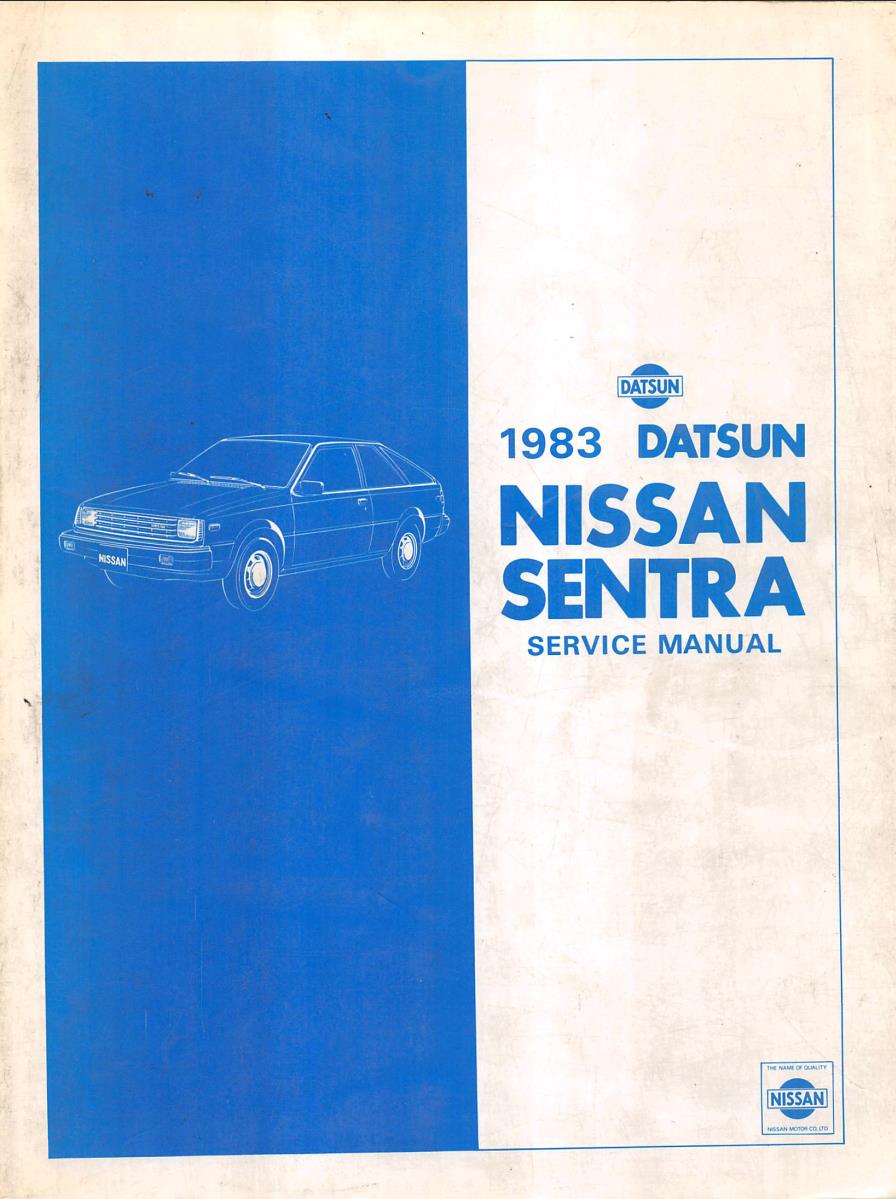 1983 Datsun Nissan Pulsar NX Service Repair Shop Manual Factory OEM 83 