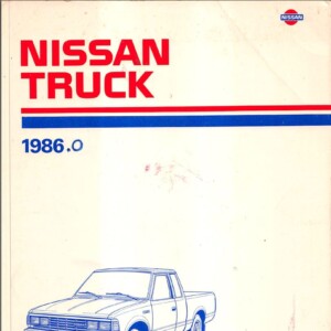 Nissan Truck 1986 Factory Service Repair Manual
