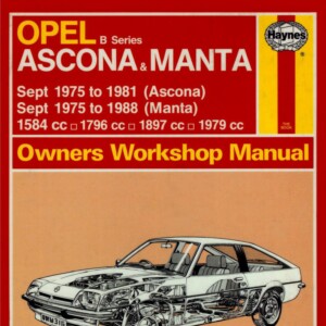 Opel Ascona and Manta Haynes Owners Workshop Manual