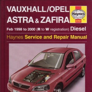 Opel Astra 1998 - 2000 Haynes Service and Repair Manual