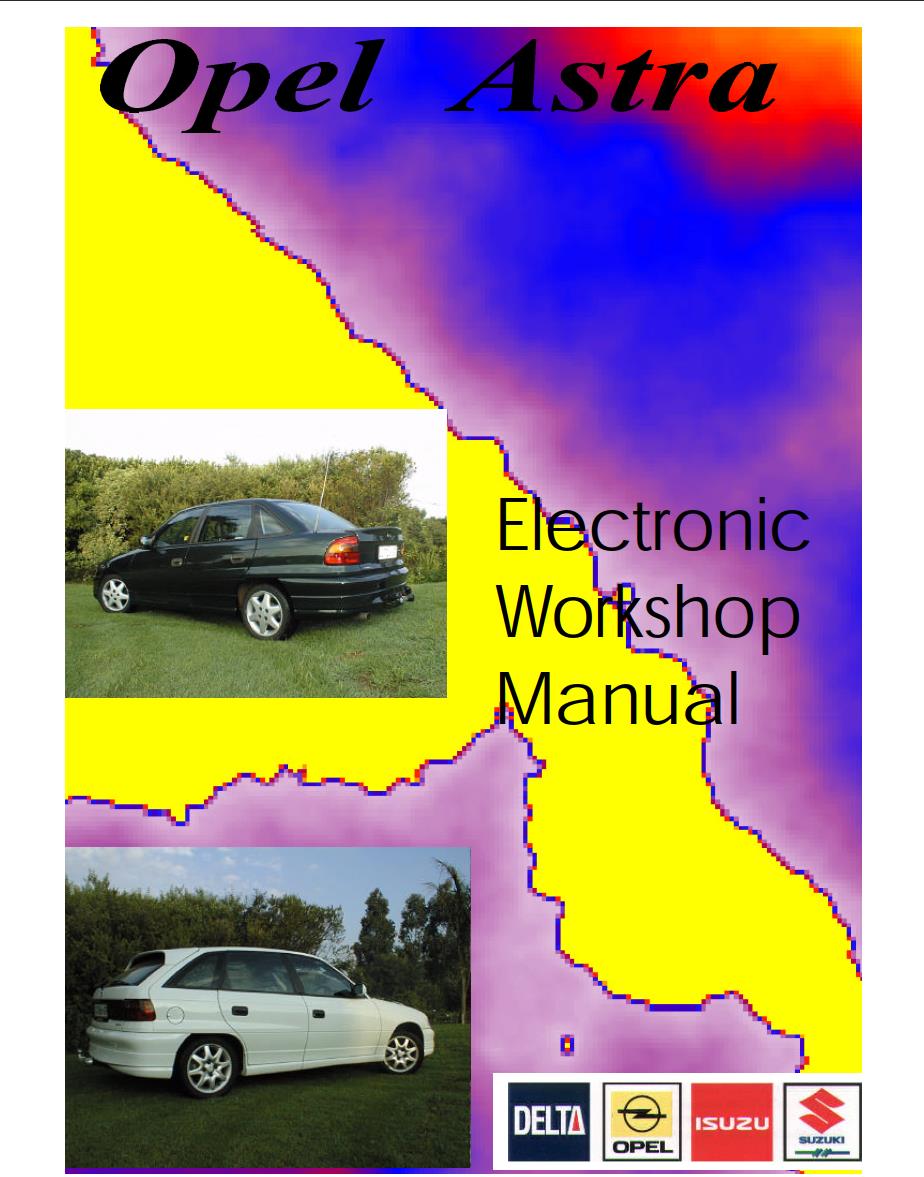 Opel Kadett 1991 Workshop Manual