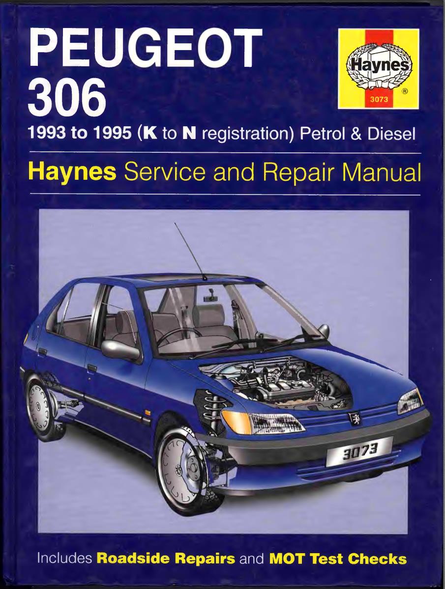 Peugeot 306 1993 1995 Haynes Service Repair Manual PDF