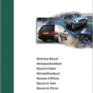 Range Rover 1995 Workshop Service Repair Manual Vol 1