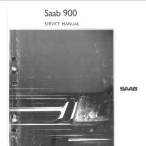 Saab 900 1989 - 1990 Service Manual