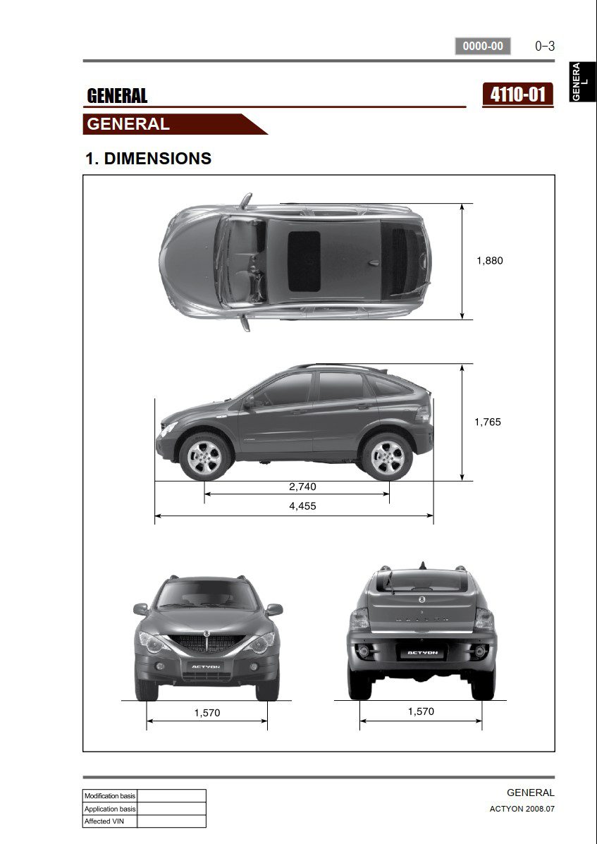 SsangYong Actyon 2008 Service Repair Manual