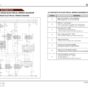 SsangYong Actyon C100 2006.03 Service Manual Wiring Diagram