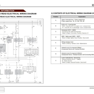 SsangYong Kyron D130 2007.04 Service Manual Wiring Diagram