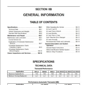 SsangYong Musso Sports N100 2003.05 Service Manual Wiring Diagram