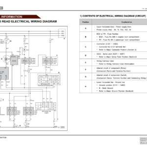 SsangYong New Rexton Y286 2010.01 Service Manual Wiring Diagram