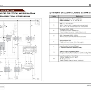 SsangYong Rexton Y270 2007.09 Service Manual Wiring Diagram