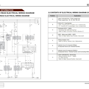 SsangYong Rodius A105 2005.07 Service Manual Wiring Diagram
