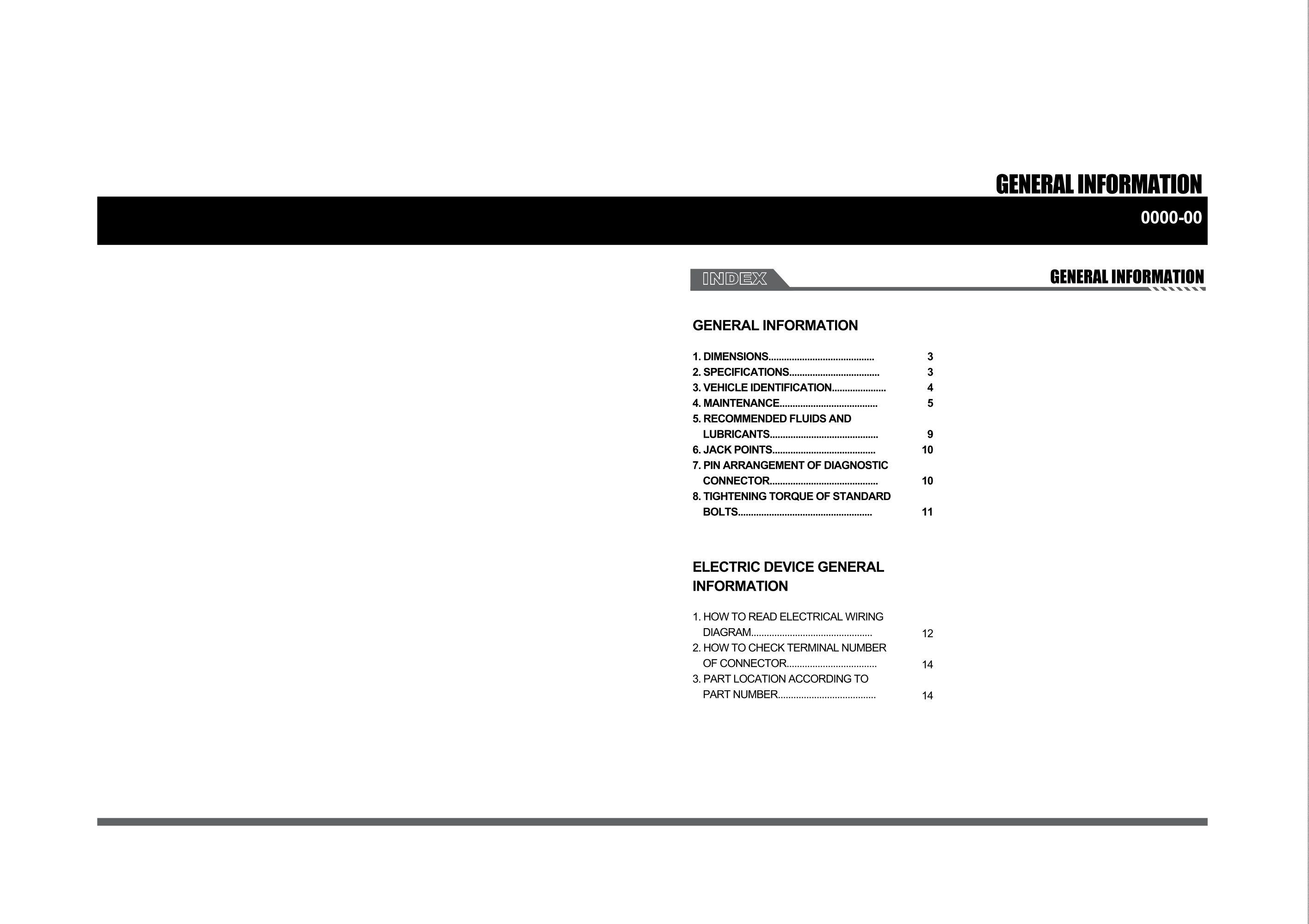 SsangYong Turismo A150 2013.02 Service Manual Wiring Diagram