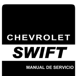 SUZUKI CHEVROLET SWIFT 1.3 1.6 Manual Taller completo